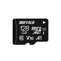 【新品】 【.co.jp限定】バッファロー microSD 128GB 100MB/s UHS-1 U1 microSDXC【 Nintendo Switch 対応 】V10 A1 IPX7 Full HD RMSD-128U11HA/N 1