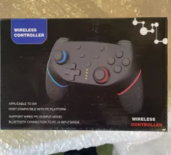 【新品・未使用】Switch コントローラー✨ジャイロセンサー 連射 ワイヤレス 大容量バッテリー 【ブラック】
