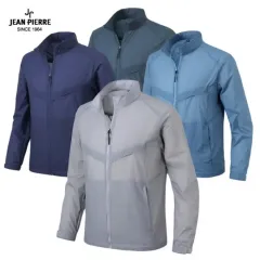 夏 メンズ メッシュ ウインドブレーカー ブルゾン 95 ー 110 ネイビー グレー 青 緑