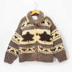 MARK カウチン カーディガン 肉厚 ウール100% 大きいサイズ カナダ製 MARK カウチン カーディガン 肉厚 ウール100% 大きいサイズ カナダ製