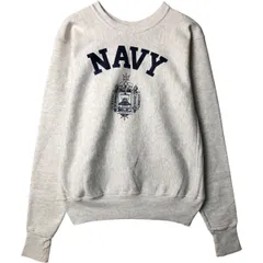 古着 THE MIDSHIPMEN STORE U.S.NAVY ミリタリー プリントスウェットシャツ トレーナー USA製 メンズM相当 ヴィンテージ/eaa587058