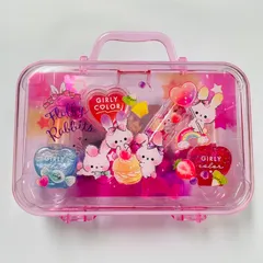 キッズコスメ6点セット　ジュエリーガール　フラッフィーラビット柄　クラックス　CRUX　kids cosme Fluffy Rabbits　平成レトロ・ファンシー