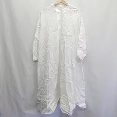 ◇ VIS ビス 長袖 ロング丈 ワンピース サイズF ホワイト レディース E  【1407020056717】