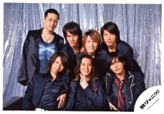 【中古】生写真(ジャニーズ) 関ジャニ∞/集合(7人)/横型・衣装黒・背景銀・センター渋谷/公式生写真