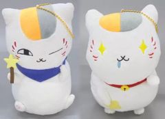 [중고] 잡화 전 2종 세트 마스코트 봉제인형 [이치반 복권 나츠메 친구장 ~냥코 선생님과 별 경치~] D상