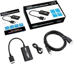 COOLEAD 互換品PS1/PS2 to HDMI コンバーター RGB-YPbPr スイッチ 1080P出力対応 アスペクト比16:9/4:3 プラグアンドプレイ HDMIケーブル付属