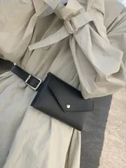 バッグ レディース ウエストバッグ ウエストポーチ チェストバッグ おまけの小銭入れ付き ベルト取り付けタイプ