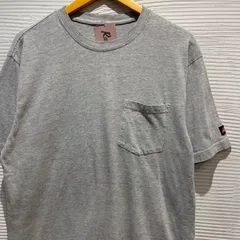 古着　L  半袖　tシャツ　グレー　ディッキーズ　ポケット