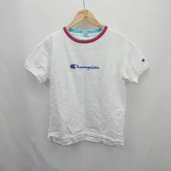 ◇ ⊂Φ Champion チャンピオン 綿100% 半袖 Tシャツ サイズM ホワイト レディース E  【1507030015282】