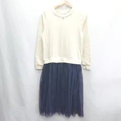 ◇ ◎●未使用● THE EMPORIUM ザエンポリウム 長袖 膝丈 ワンピース サイズM ホワイト系 レディース E  【1407180023949】のサムネイル