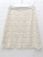 ◇ Kumikyoku 組曲 総レース 膝丈 タイト スカート 3 ライトベージュ系 *  【1002800130092】