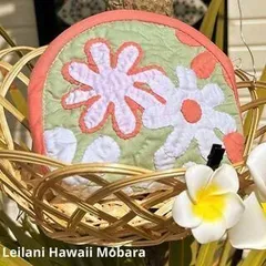 NO.158 ハワイアンキルトバッグ ハンドメイド ロケラニ 薔薇♡ NO.158 ハワイアンキルトバッグ ハンドメイド ロケラニ 薔薇