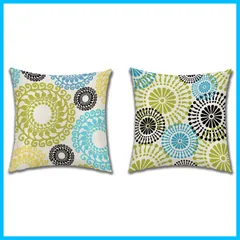 【特価セール】北欧 2枚セット 60x60cm おしゃれ 可愛い 柄 クッションカバー 亜麻 リネン ソファー用クッションカバー OTOSTAR ソファ背当て 装飾枕カバー 座布団カバー