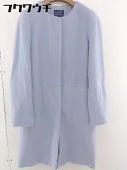 ■ FREE'S MART フリーズマート 長袖 ノーカラー コート サイズS ネイビー レディース  【中古】 【1109100020518】