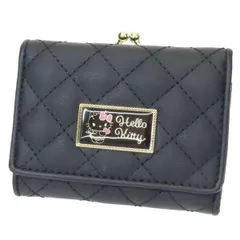 ハローキティ 財布 口金財布 天使と小悪魔 ブラック レディース