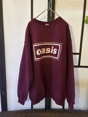 【90s】oasis vintage sweatshirt オアシス スウェット 90年代 hanes ヘインズ タグ ヴィンテージ ビンテージ オルタナのサムネイル