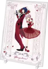 【中古】アクリルスタンド・アクリルパネル 日奈森あむ＆月詠イクト 描き下ろしアクリルパネル 「しゅごキャラ! POP UP SHOP in マルイ」