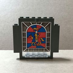 LEGO 스테인드 글라스 나이트 킹덤 회전문 성 시리즈 레고 블록