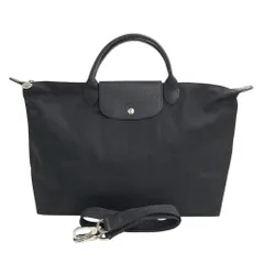 LONG CHAMP ロンシャン  ル･プリアージュネオ 2WAYショルダーバッグ  ブラック系  レディース [240101388194]