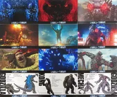 【中古】紙製品 [単品] ビジュアルカード12枚セット 「Blu-ray ゴジラvsコング 完全数量限定生産4枚組 ムービーモンスターシリーズ GODZILLA VS. KONG SPECIAL SET」 同梱特典