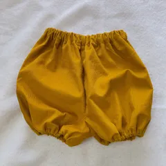 かぼちゃパンツ　マスタード　コーデュロイ　70 80 90 100 110