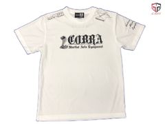 COBRA TRAINING DRY TEE 1705 COBRA LOGO  WHITE