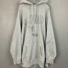 Hi Standard ハイスタンダード スウェット パーカー フーディー プルオーバー ロゴプリント グレー メンズ XXL 大きいサイズ
