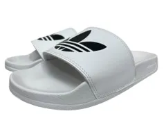 adidas (アディダス) ADILETTE LITE SLIDES シャワーサンダル アディレッタ FU8297 25.5cm US7 ホワイト メンズ/045