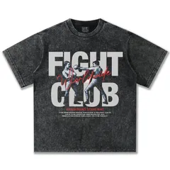 古着 ヴィンテージ ファイトクラブ 半袖 シャツ 映画 ムービー グレー ① ファイトクラブ Movie tシャツ 90s 初期 ヴィンテージ L 当時物
