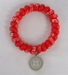 【中古】アクセサリー(非金属)(女性) 百田夏菜子(ももいろクローバーZ) コイルブレス(レッド) 「ももいろクリスマス 2016～真冬のサンサンサマータイム～」 MOMOガチャ!景品