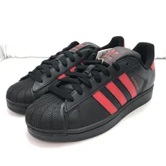 【中古】adidas SUPERSTAR 2 サイズ27.0cm アディダス スーパースター JQ2309-270 黒赤[91]