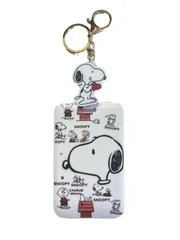 【新着商品】: (Color 男女兼用 C) 通学 通勤 名刺入れ 定期入れ 縦型 縦型 防水 ケース 社員証 ネームホルダ かわいい IDカードケース IDカードホルダー ブラウン チャーリー スヌーピー