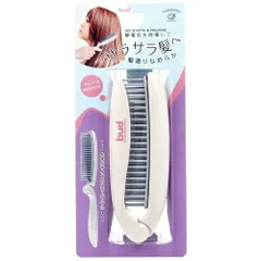 池本刷子 bud（バド） 静電気除去折りたたみヘアブラシ BD900のサムネイル