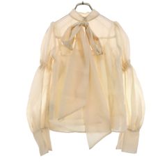CLANE W FACE SHEER SHIRT 2WAY ボウタイ シアー | Mercari