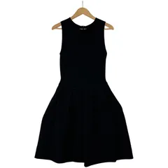 DAISY LIN デイジーリン for FOXEY ノースリーブ 切替 ニットワンピース size38/ブラック