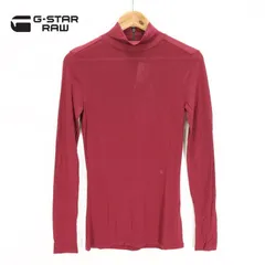 70％オフ 新品 正規品 ジースターロゥ G-Star RAW カットソー XS S M レディース Sサイズ Mサイズ Lサイズ トップス 長袖Tシャツ ライトワイン ハイネック リヨセル100% 長袖 D07860-9297-9700