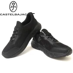 カステルバジャック ロゴ スリッポン スニーカー 靴 黒 99 7234395125 くつ 家紋 castelbajac シューズ メンズ 24AWのサムネイル