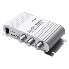 カーアンプ MP3 2 MP4 * ハイファイ 20W LP-808 12V ホームステレオオーディオパワーアンプスーパーベースオートバイ ミニパワーアンプ PC