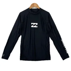 美品 BILLABONG ビラボン ラッシュガード ブランドロゴ 春夏 SS 長袖Tシャツ ナイロン ブラック レディース L アンダーウェア【古着】【中古】【送料無料】