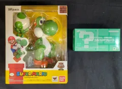 バンダイ S.H.Figuarts SUPER MARIO ヨッシー 初回特典1UPキノコ&1UPプレート付