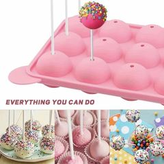新品　シリコン　チョコ　ロリポップ型　製氷器　お菓子作り　調理器具　バレンタイン　クリスマス　スイーツ作り　２枚セット 　D720