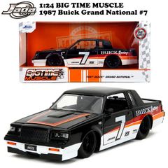 JADATOYS 1:24 BTM 1987 Buick Grand National #7 ミニカー