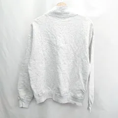 ◇ ⊇ UNITED ARROWS ユナイテッドアローズ ハーフジップ 長袖 トレーナー サイズS ライトグレー レディース E  【1502060009300】
