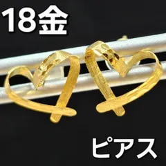 2025年最新】ダイヤモンド ハートピアス K18YGの人気アイテム