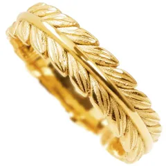 リング 指輪 ハワイアンジュエリー レディース メンズ マイレ リーフ 植物 葉 つけっぱなしOK サージカルステンレス 金属アレルギー対応 記念日 誕生日 プレゼント ギフト イエローゴールド ropr11g