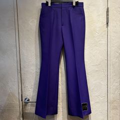 Gucci グッチ quelle qu'en soit la saison フレアパンツ パープル size44【代官山04】