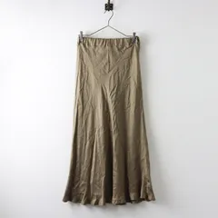 美品✨ドゥーズィエムクラス　シルクサテンスカート　キャメル Deuxieme Classe（ドゥーズィエムクラス）の「*シルクサテン