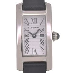 カルティエ CARTIER W15364W3 ラニエール タンク アロンジェ クォーツ レディース 美品 D#141569