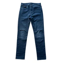 AMERICAN EAGLE SUPER SKINNY スーパースキニー 28X28 ブラック クラッシュ加工