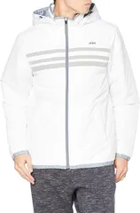 【新品】【Sサイズのみ】prince（プリンス） メンズ 中綿ジャケット 長袖 テニス ウェア 撥水 保温 UVケア　ホワイト MF0801-146-S